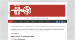 Desktop Screenshot of flatironsfoodfilmfest.org