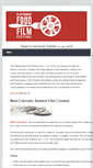 Mobile Screenshot of flatironsfoodfilmfest.org